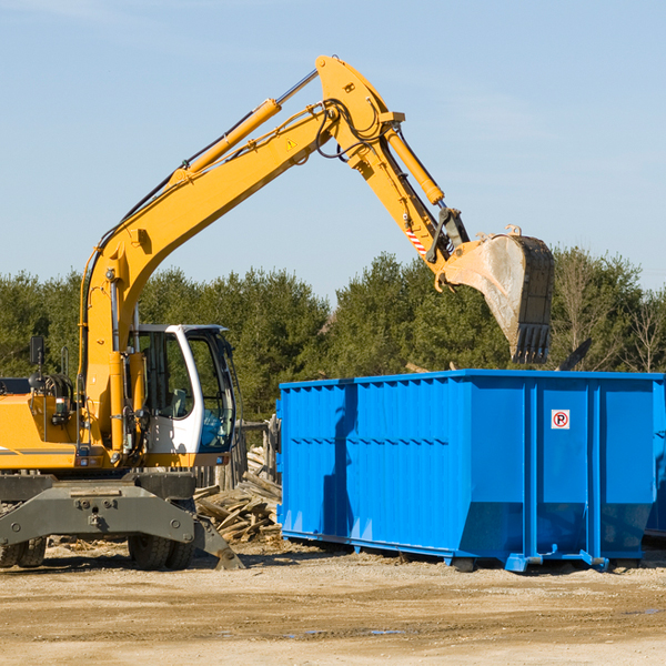 are there any restrictions on where a residential dumpster can be placed in Pledger Texas